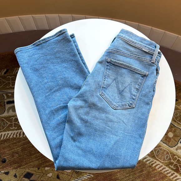 MOTHER Denim - MOTHER The Rambler Zip Flood Jeans wide leg